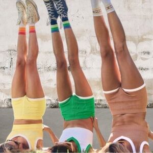 Aerie Offline Main Squeeze Shortie Short Black